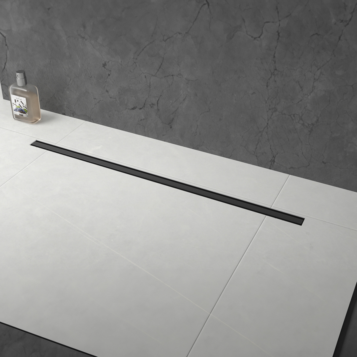WE00154 W-Drain Onyx Slim 60 zuhanyfolyóka matt fekete