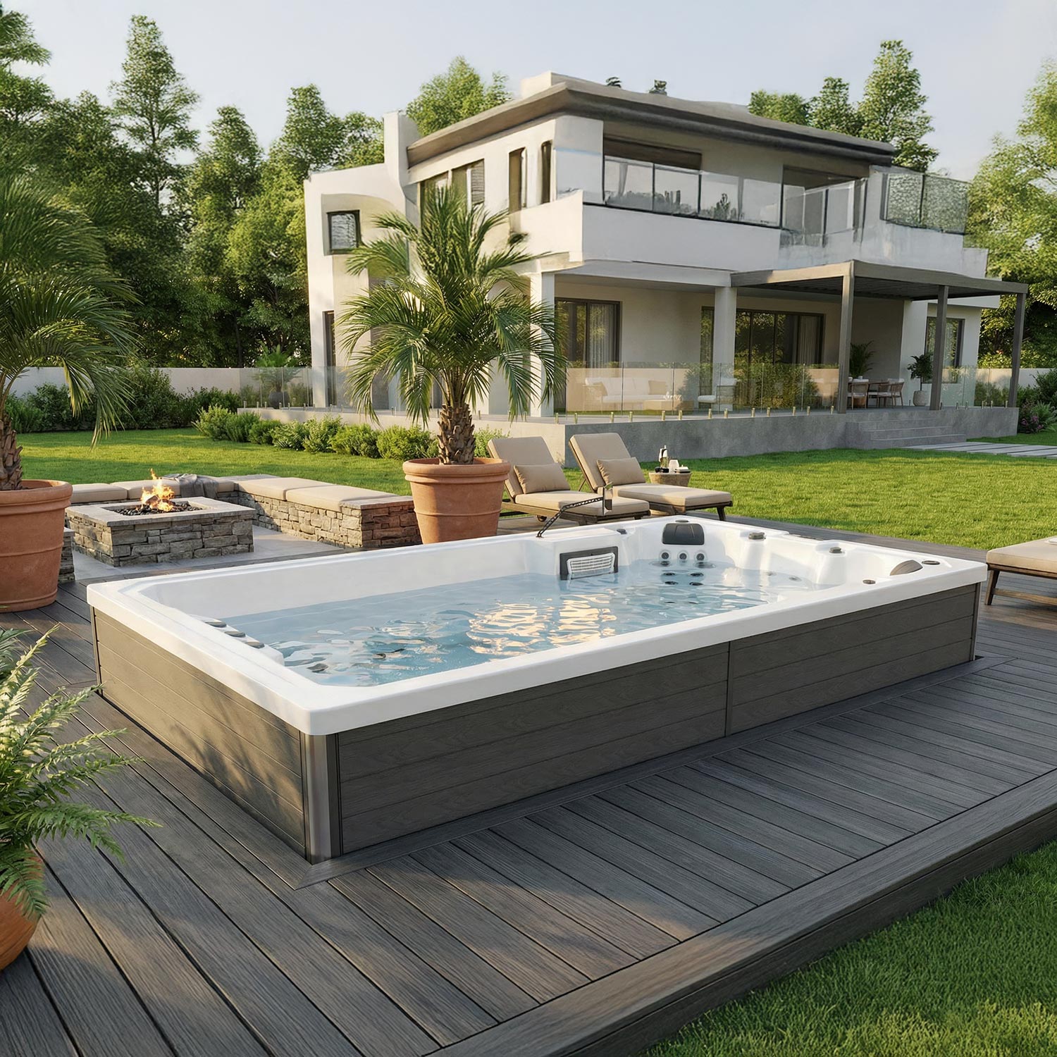 Elba Swimspa ellenáramoltatós jakuzzi
